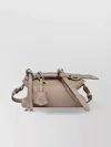 Fendi Dove Gray Selleria Mini-bag With 156 Hand-sewn Topstitches