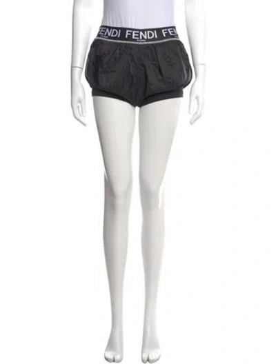 Pre-owned Fendi Mini Shorts In Black