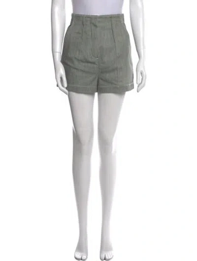 Pre-owned Fendi Mini Shorts In Gray
