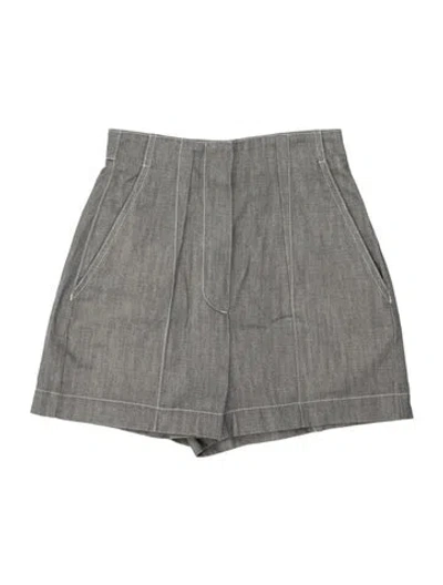 Pre-owned Fendi Mini Shorts In Grey