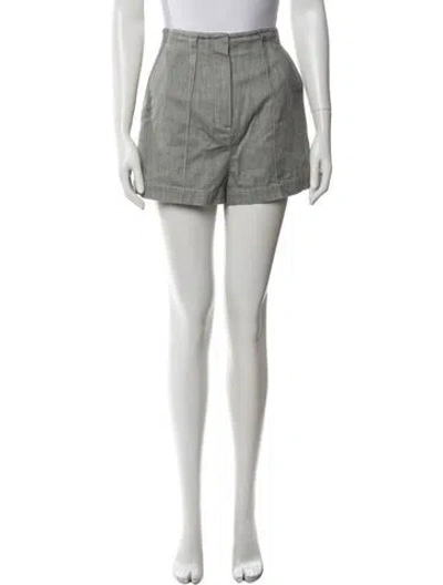 Pre-owned Fendi Mini Shorts In Grey