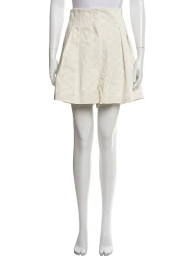 Pre-owned Fendi Mini Shorts In Neutral