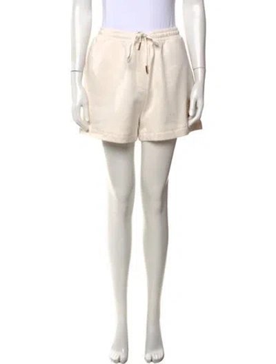 Pre-owned Fendi Mini Shorts In Neutrals