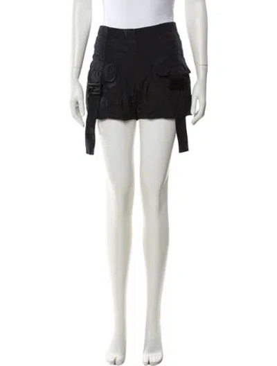 Pre-owned Fendi Mini Shorts W/ Tags In Black
