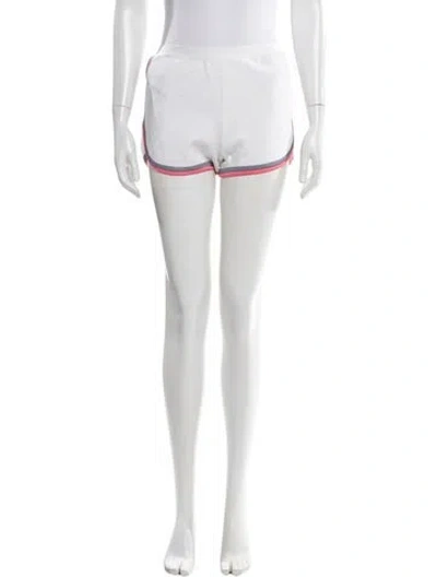 Pre-owned Fendi Mini Shorts W/ Tags In White