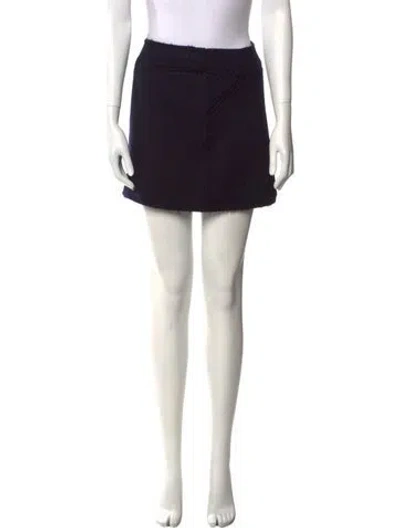 Pre-owned Fendi Mini Skirt In Black