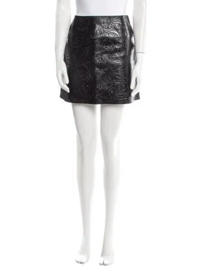 Pre-owned Fendi Mini Skirt In Blue