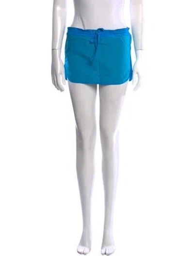 Pre-owned Fendi Mini Skirt In Blue