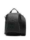 Fendi Mini Strike Cher Messenger Bag In Black