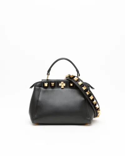 Fendi Mini Studded Peekaboo Bag