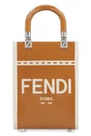 Fendi Mini Sunshine Crossbody Satchel With Adjustable Strap
