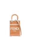 Fendi Mini Sunshine Tote Bag In Brown