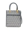 Fendi Mini Sunshine Tote Bag In Gray