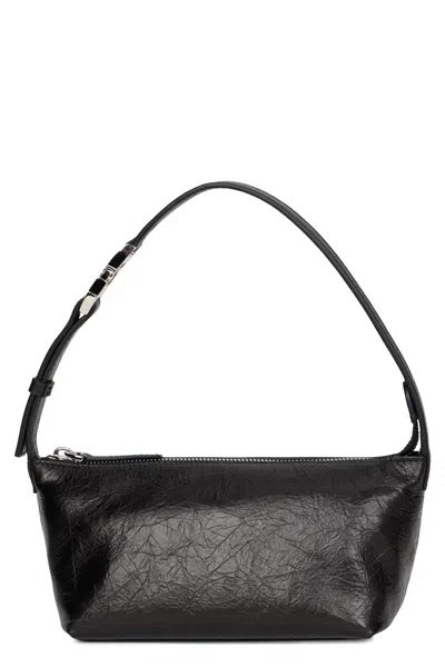 Fendi Mini Vanity Handbag In Calfskin Leather In Black