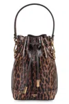 Fendi Minibag Mon Tresor In Leather In Multi