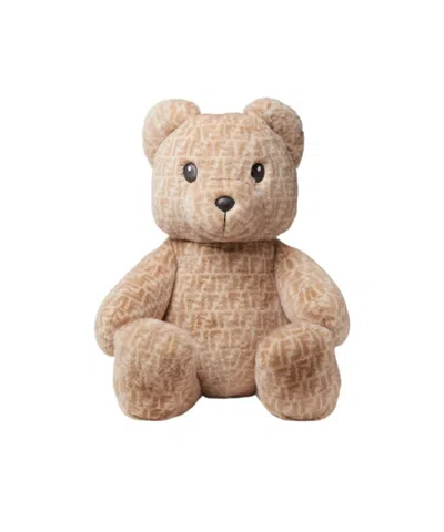 Fendi Mink Teddy Bear In Neutral