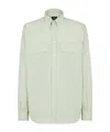 Fendi Button-up Pocket Shirt In Green