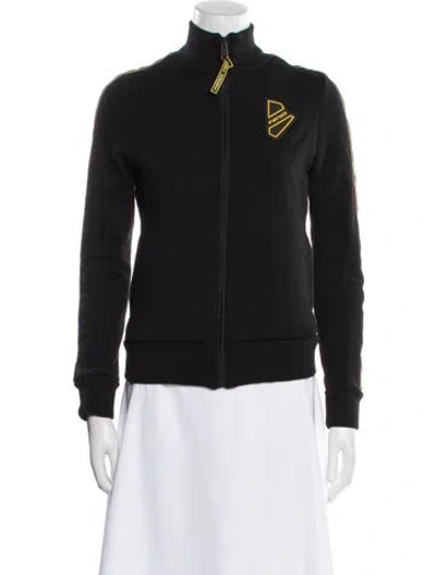 Pre-owned Fendi Mock Neck Long Sleeve Sweatshirt In Multi