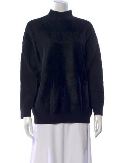 Pre-owned Fendi Mock Neck Sweater In Black