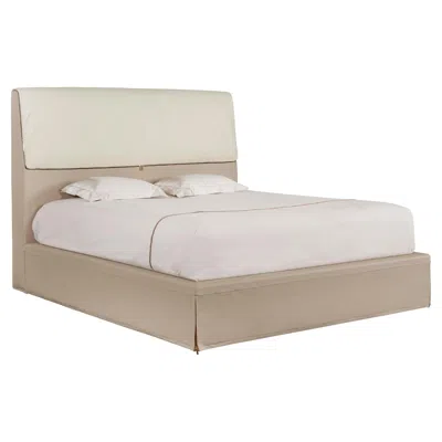 Pre-owned Fendi Modern Dorian Bed Cream Leather Handmade In Italy By  In White
