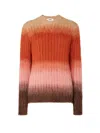 Fendi Mohair And Wool Blend Sweater In Animal Print