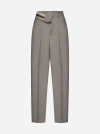 FENDI MOHAIR AND WOOL TROUSERS