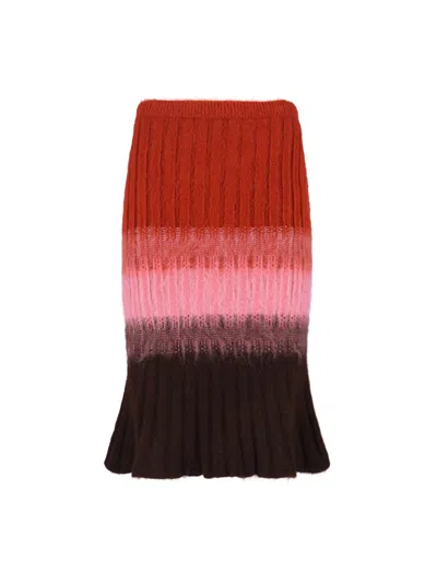 FENDI MOHAIR BLEND SKIRT