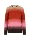 Fendi Mohair And Wool Blend Sweater In Multi