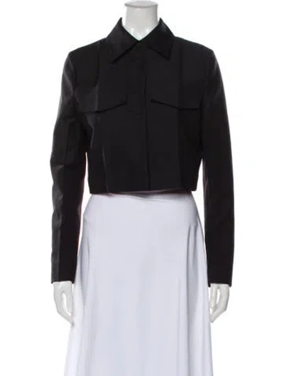 Pre-owned Fendi Mohair Evening Jacket In Black