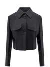 Fendi Deconstructed Tailored Cropped Blazer