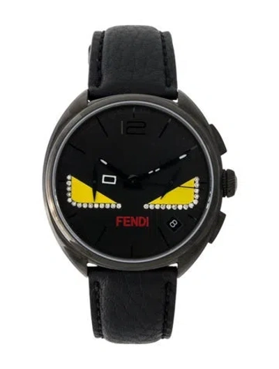 Pre-owned Fendi Momento Bugs Watch In Multi
