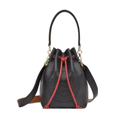 Fendi Mon Tresor Bucket Bag In Black