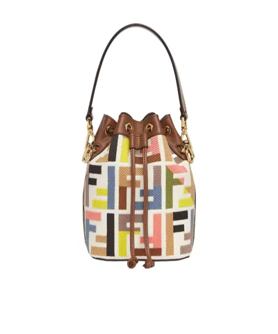 Fendi Mon Tresor Bucket Bag In Multicolor