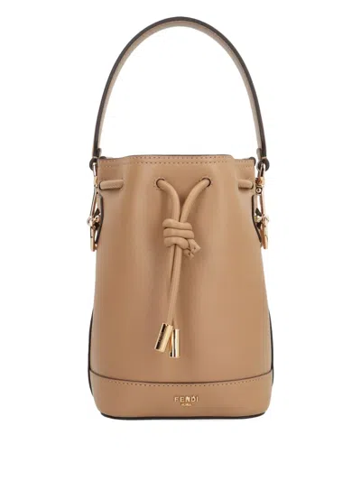Fendi Mon Tresor Bucket Bag In Neutral