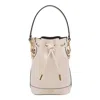 Fendi Mon Tresor Removable-handle Bucket Bag In White