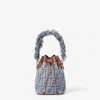 Fendi "mon Tresor" Bag In Jacquard Ff In Blue