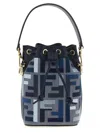 Fendi Mon Tresor Crossbody Bags Blue
