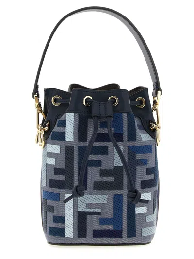 Fendi Mon Tresor Crossbody Bags Blue