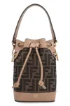Fendi Mon Tresor Fabric Mini-bag In Brown