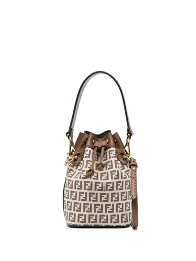 Fendi Mini Mon Tresor In Brown