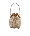 Fendi Luxurious Mini Handbag In Delicious Gianduia Color In Nude