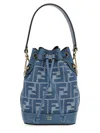 Fendi Women Embroidered Canvas Mon Tresor Bucket Bag In Multi
