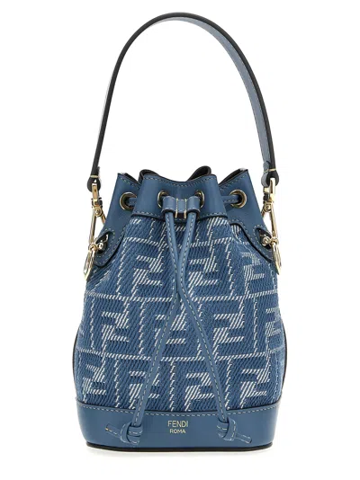 Fendi Mon Tresor Hand Bags Light Blue