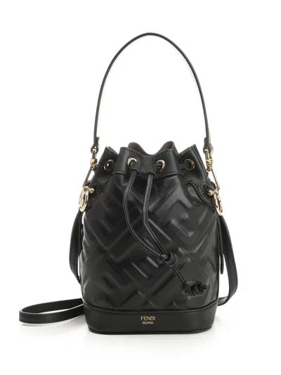 Fendi Mon Tresor Handbags Black