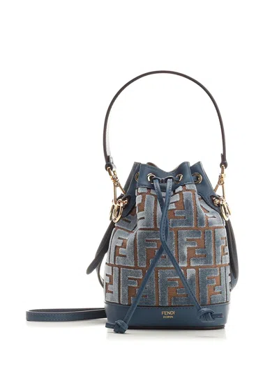 Fendi Mon Tresor Handbags Blue