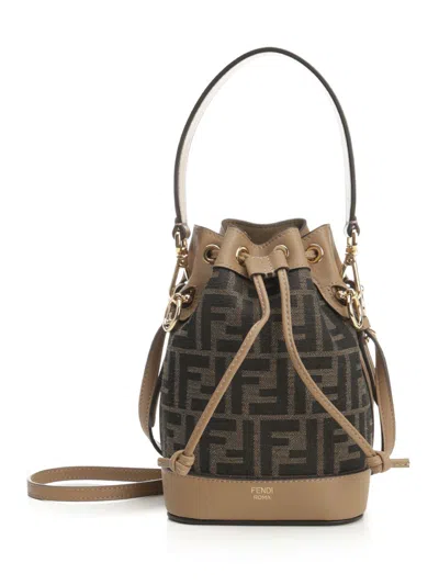 Fendi Mon Tresor Handbags Brown