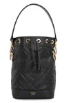 Fendi Mon Tresor Leather Mini Bag In Black