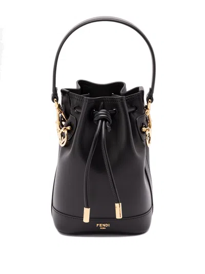 Fendi `mon Tresor` Mini Bag In Black