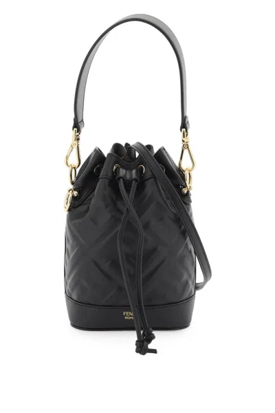 Fendi Mon Tresor Mini Bag In Black