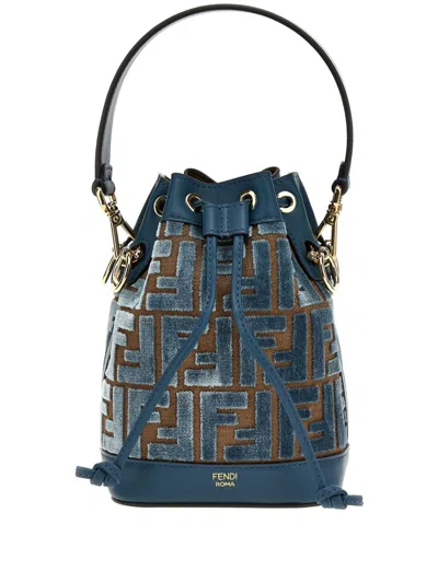 Fendi Mon Tresor Mini Bag In Blau